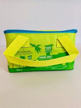 TIK TOK FAMOUS VIRAL TRADER JOE'S MINI INSULATED LUNCH BAG GREEN